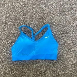 Blue Nike Indy sports bra